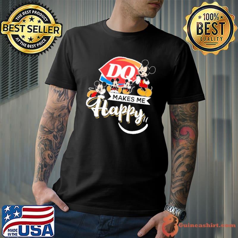 Dairy Queen makes me happy Mickey shirt