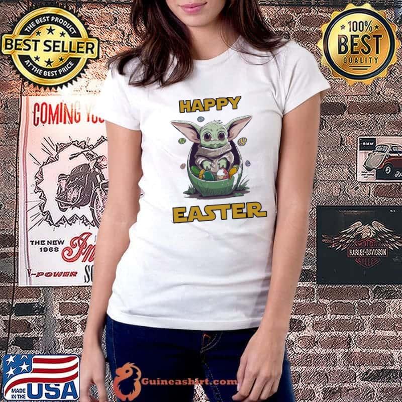 Eaters Baby Yoda Baby Bunny I Am love me You Must egg Shirt