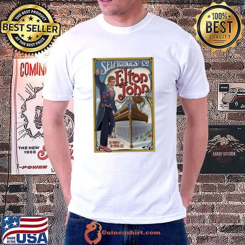 Elton John Selfridges London 20th March 16th April 2023 Shirt Unisex