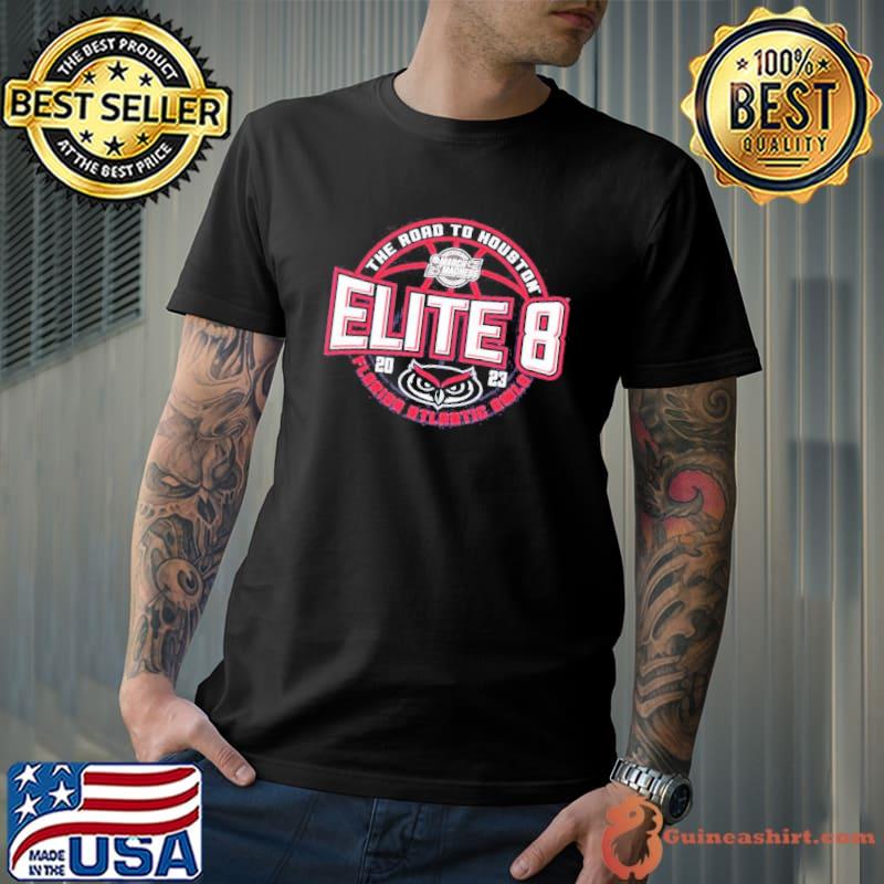 Florida Atlantic University Men’s Basketball Elite 8 The Road To Houston 2023 Shirt
