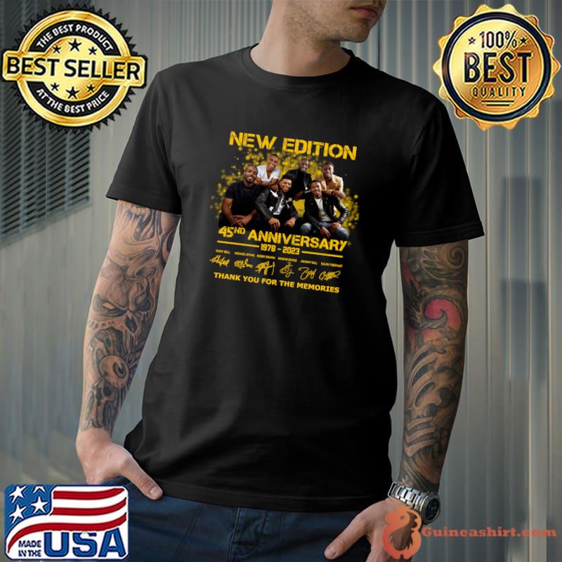 Funny new edition 45nd anniversary 1978 2023 thank you for the memories signatures shirt