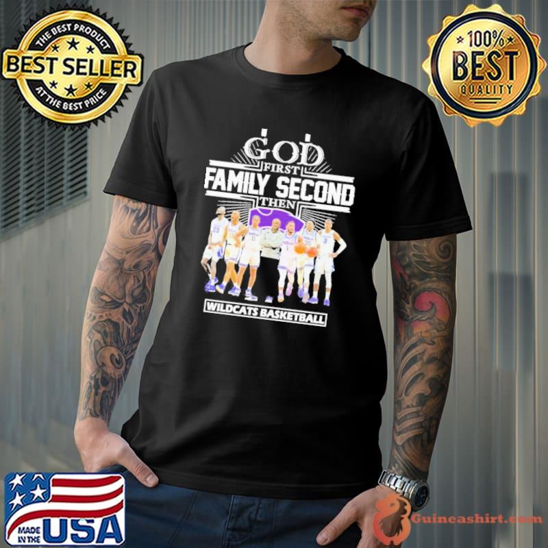 God First Family Second K-state Wildcats Men’s Basketball Team sport Shirt