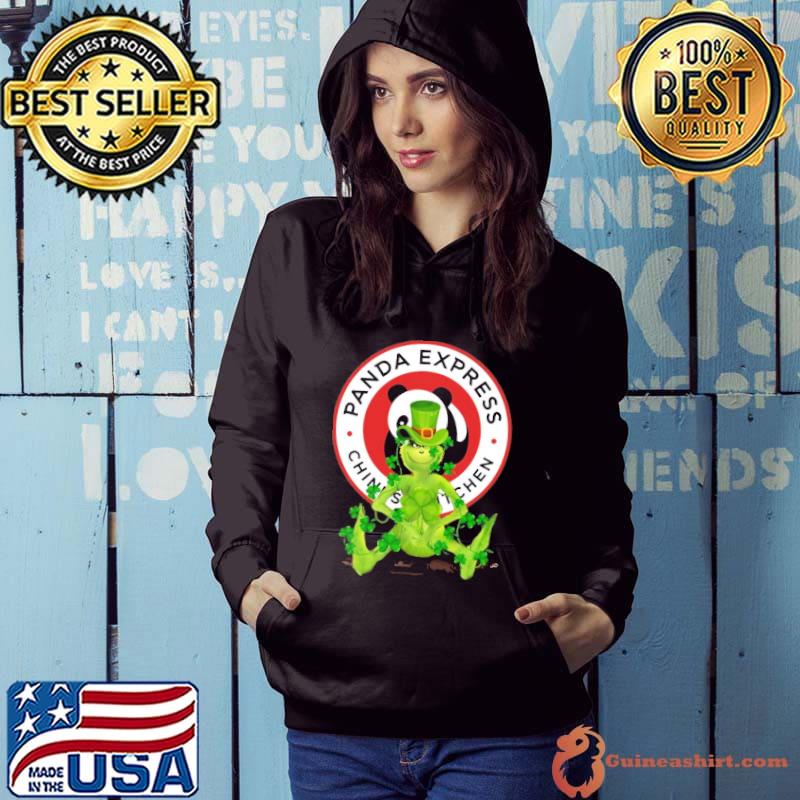 Grinch hug panda express chinese kitchen St.Patrick's day s Hoodie