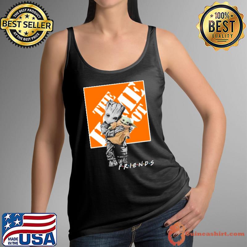Groot hug baby yoda The home Depot friends s Tank Top