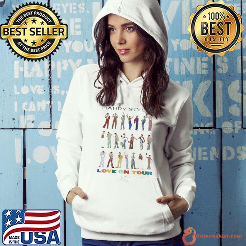 Harry Styles love on tour 2023 signature s Hoodie