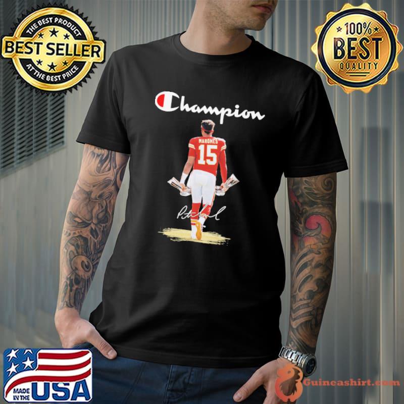 Kansas city Chiefs champions mahomes signature shirt