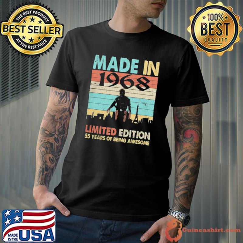 Made in 1968 limited edition 55 years of being awesome vintage shirt