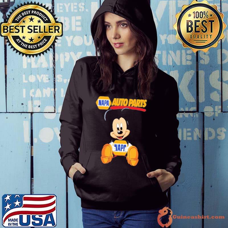 Mickey mouse disney Napa auto parts heart s Hoodie