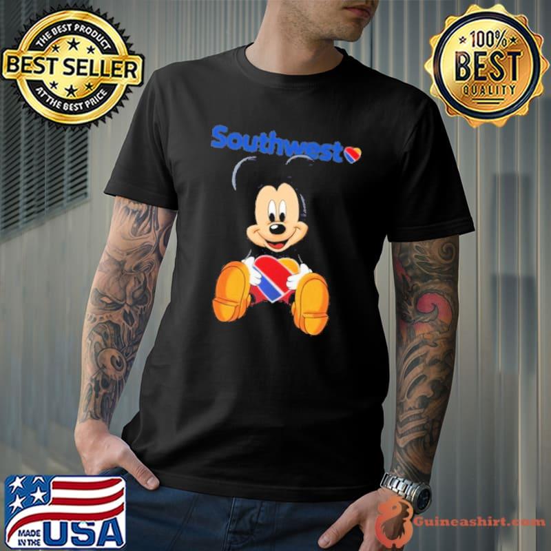 Mickey mouse disney Southwest heart shirt