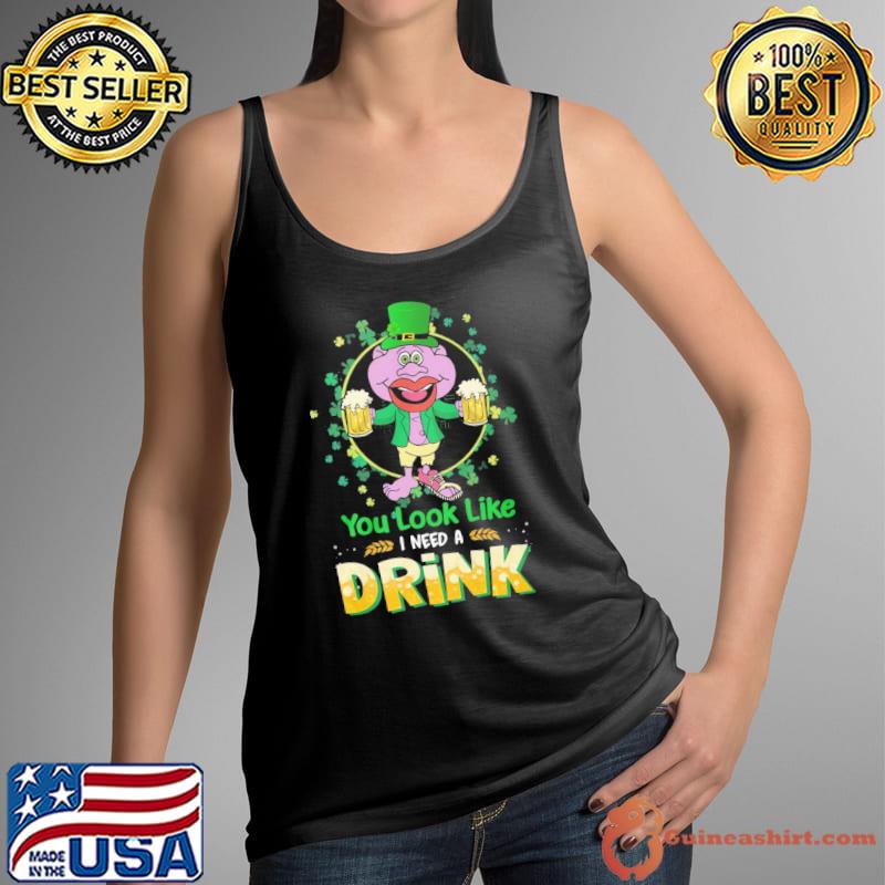 Peanut Jeff Dunham you look like I need a drink St.Patrick's day s Tank Top
