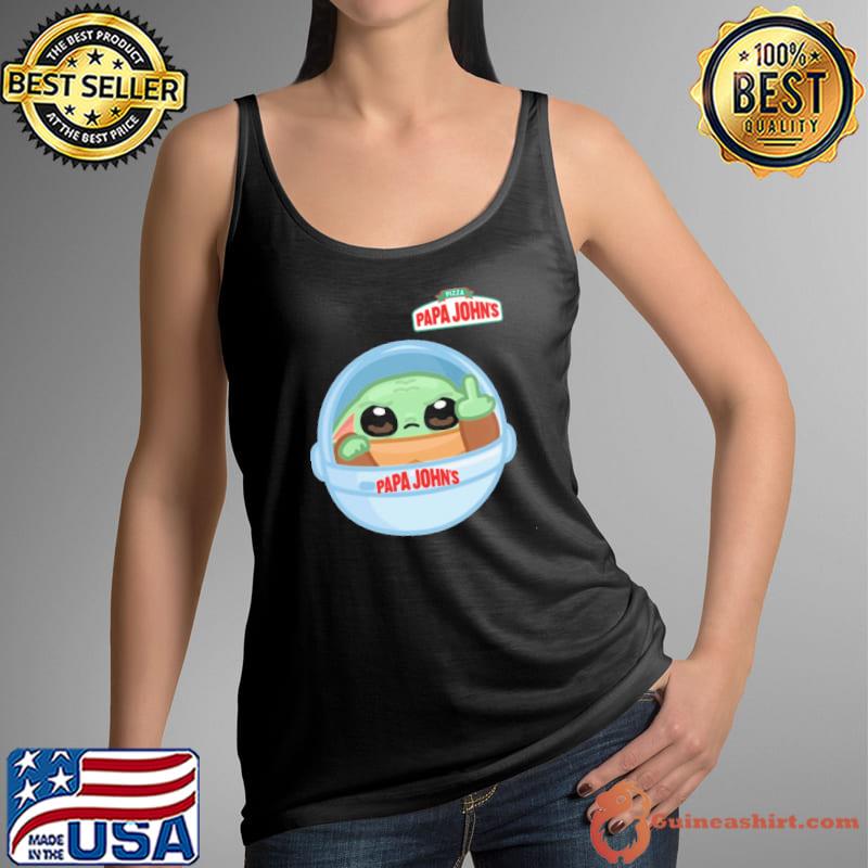 Pizza Papa John's baby yoda s Tank Top