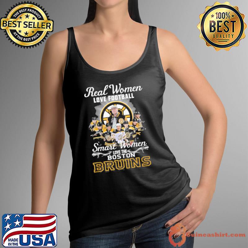 2023 Real Women love football smart Women love the Boston Bruins signatures  shirt, hoodie, sweater, long sleeve and tank top