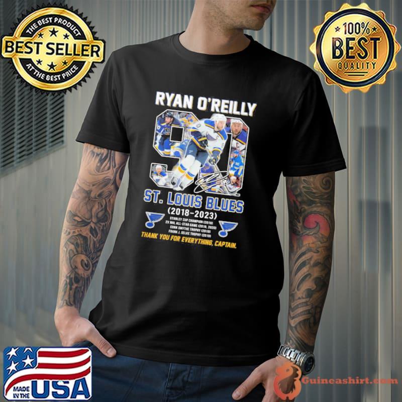 Ryan O'reilly St.Louis Blues 2018-2023 thank you for everything captain signature shirt