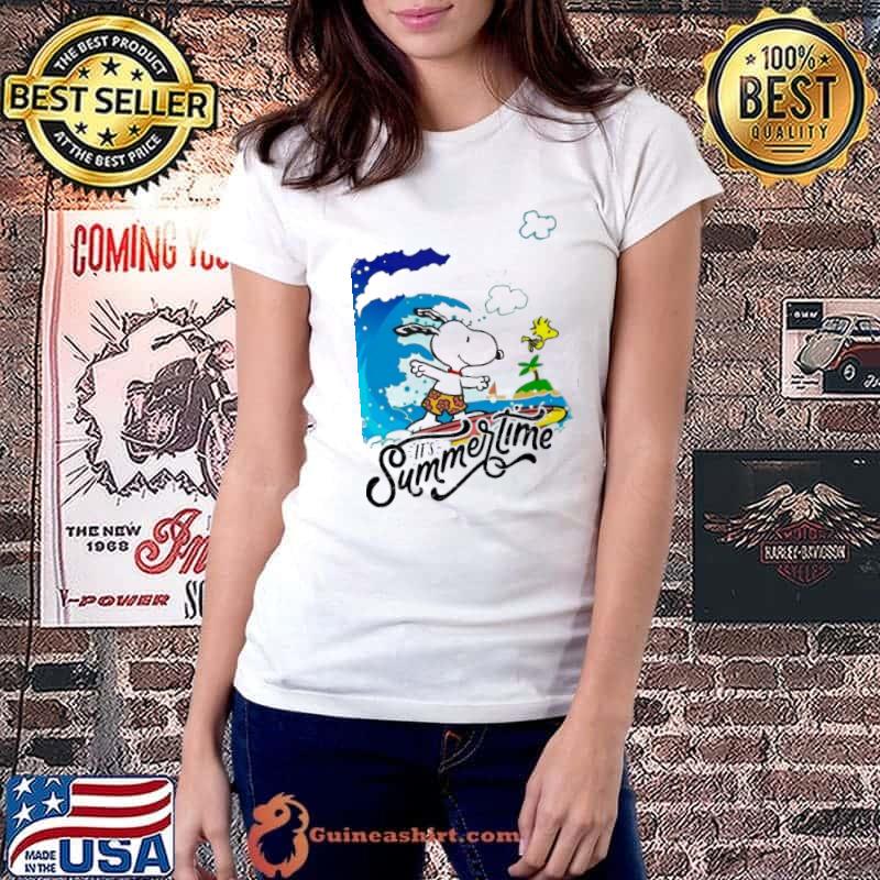 Snoopy and woodstocks it's summertime wallpaper shirt