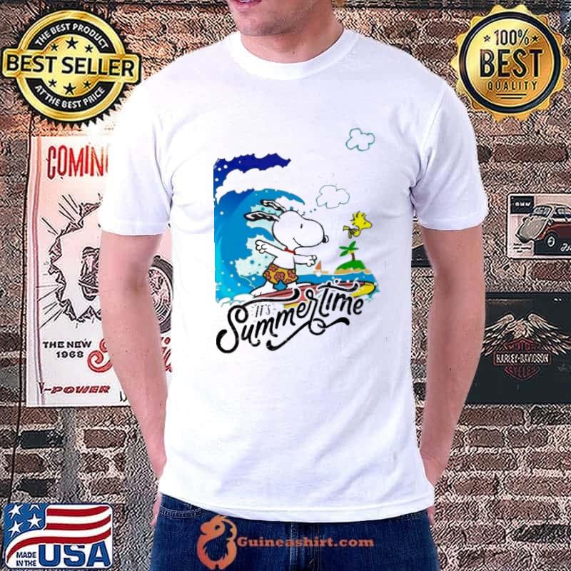 Snoopy and woodstocks it's summertime wallpaper s Unisex