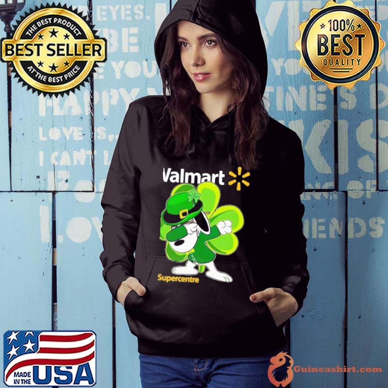 Snoopy dabbing Walmart supercentre St.Patrick's day s Hoodie