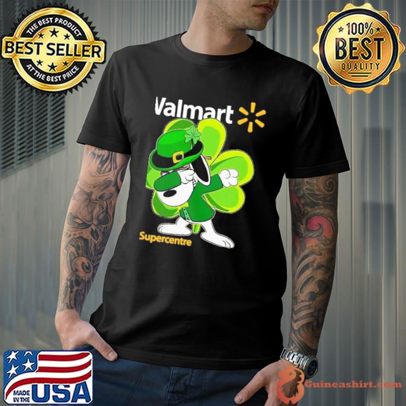 Snoopy dabbing Walmart supercentre St.Patrick's day shirt