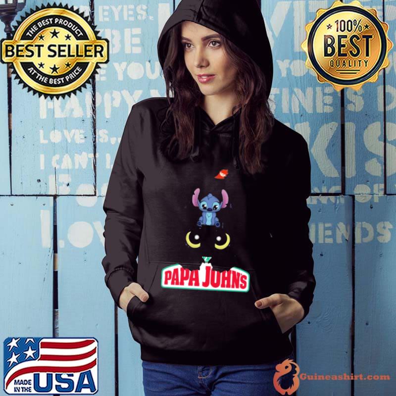 Stitch and Toothless Papa John's s Hoodie