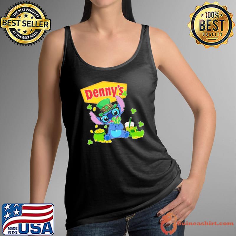 Stitch hug Denny's St.Patrick's day s Tank Top
