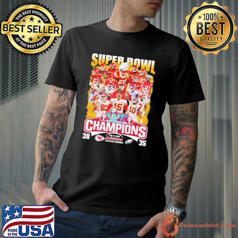 Super Bowl champions Kansas city Chiefs February 12,2023 shirt -  Guineashirt Premium ™ LLC