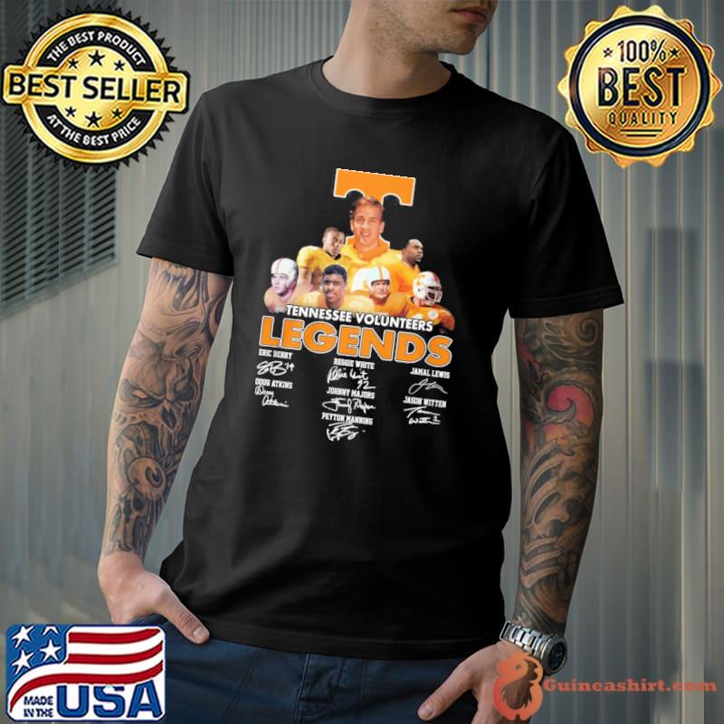 Tennessee volunteers legends Eric Berry Doug Atkins signatures shirt