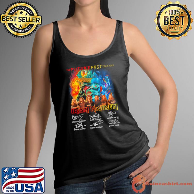 The future past tour 2023 Iron Maiden signatures s Tank Top
