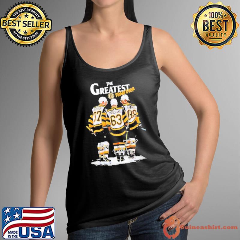 The Greatest Team Ever Marchand Signature Bruins Shirt Tank Top