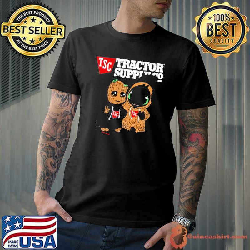 Tractor supply Co TSC groot and toothless shirt