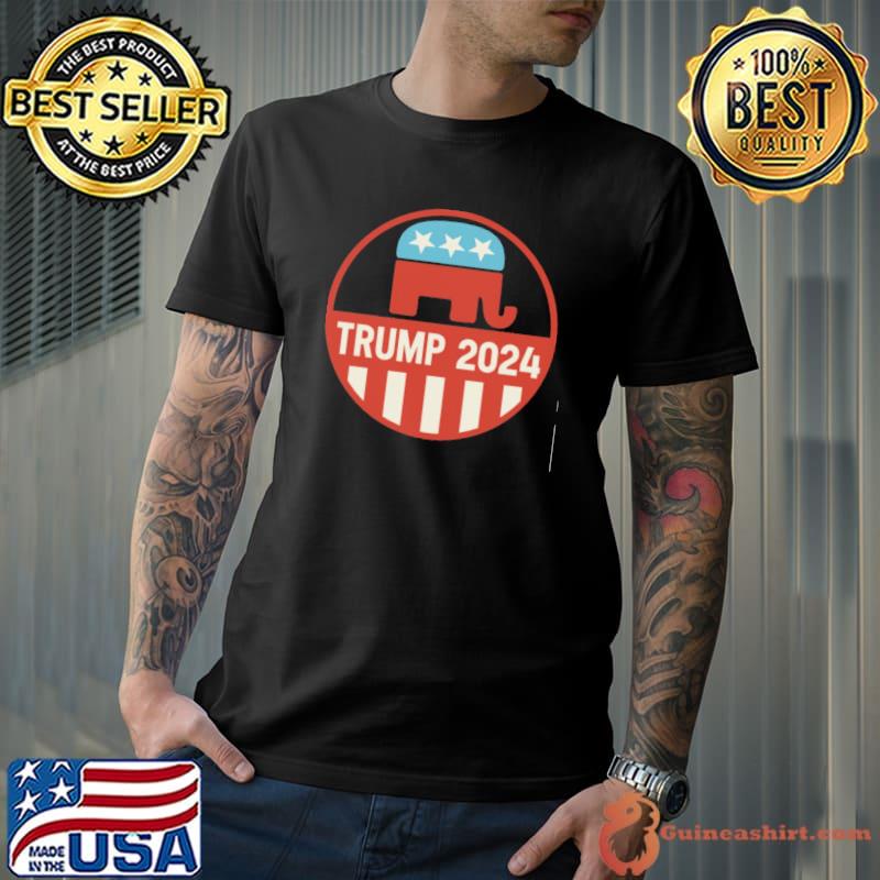 Trump 2024 America flag shirt