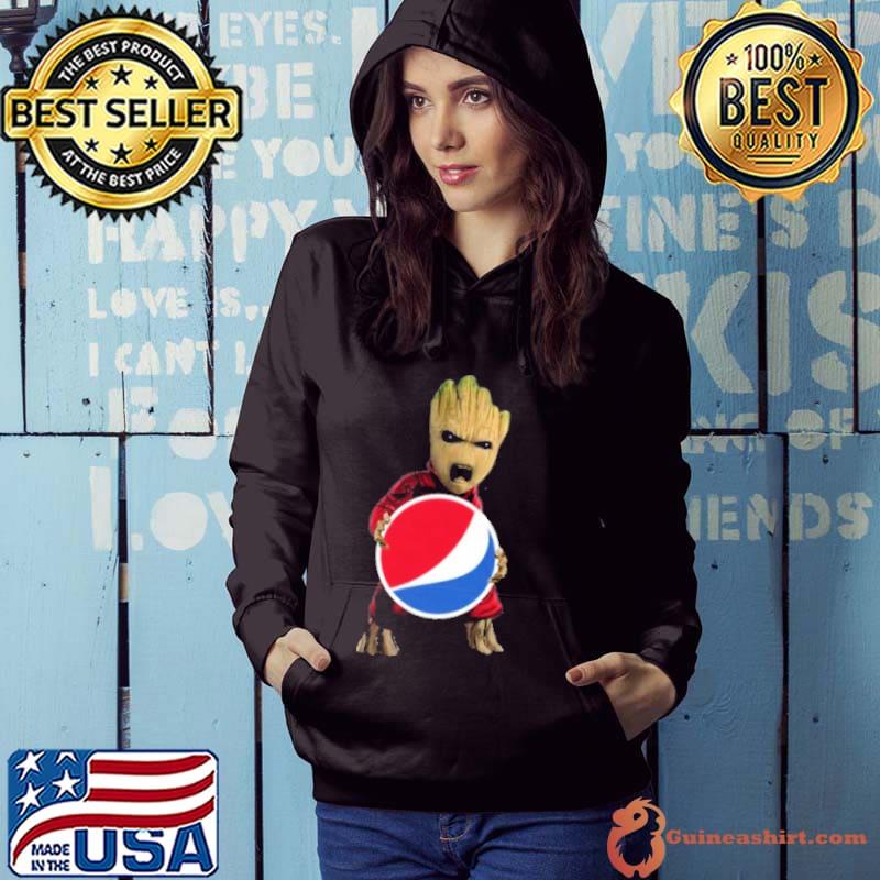 Baby Groot hug Pepsi s Hoodie