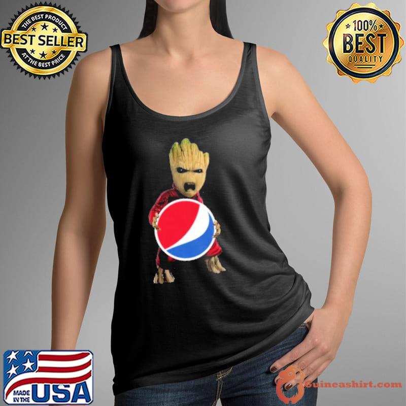 Baby Groot hug Pepsi s Tank Top