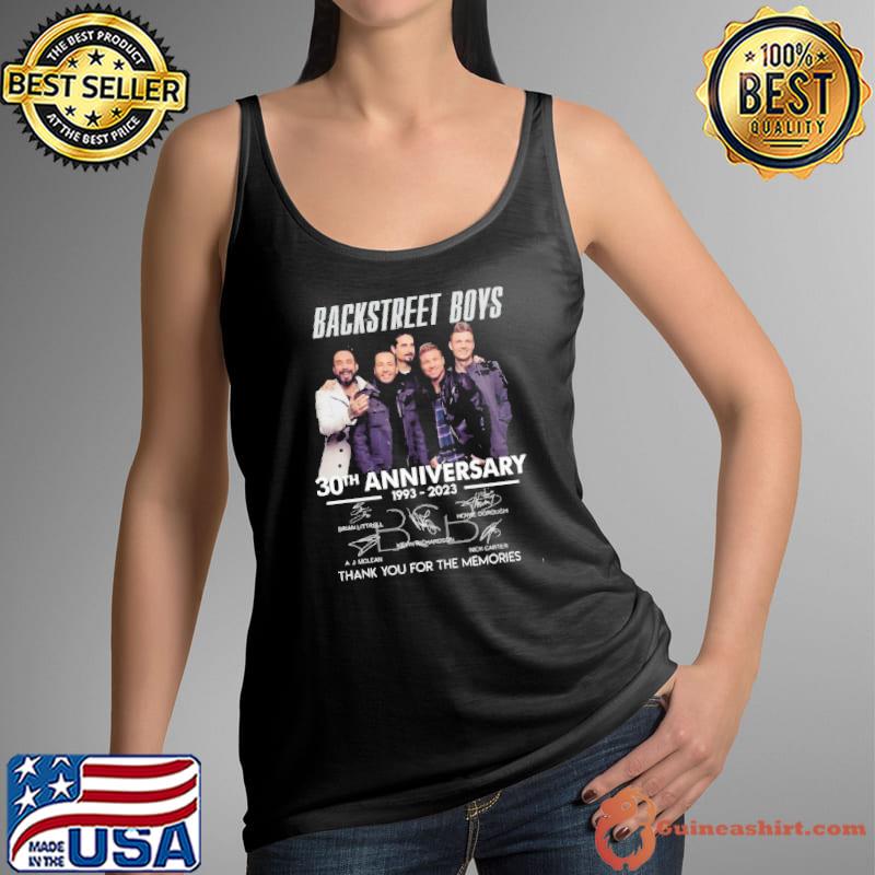 Backstreet boys 30th anniversary 1993-2023 thank you for the memories signatures s Tank Top