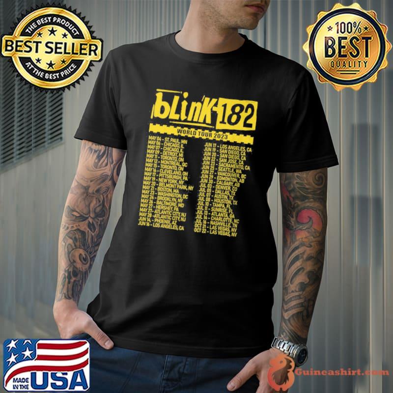 Blink 182 world tour 2023 shirt