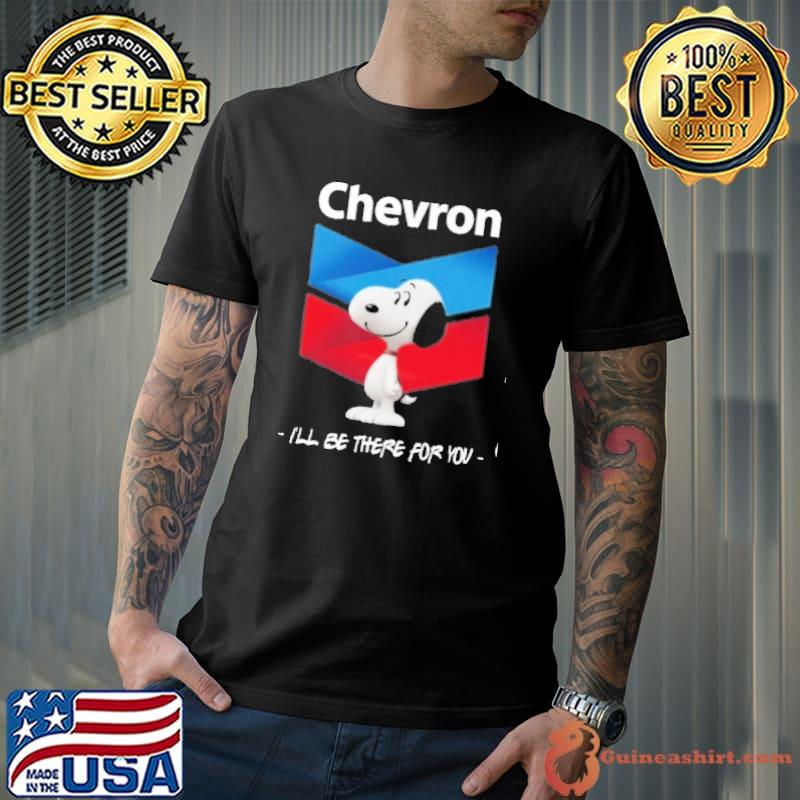 Chevron I'll be there for you snoopy shirt