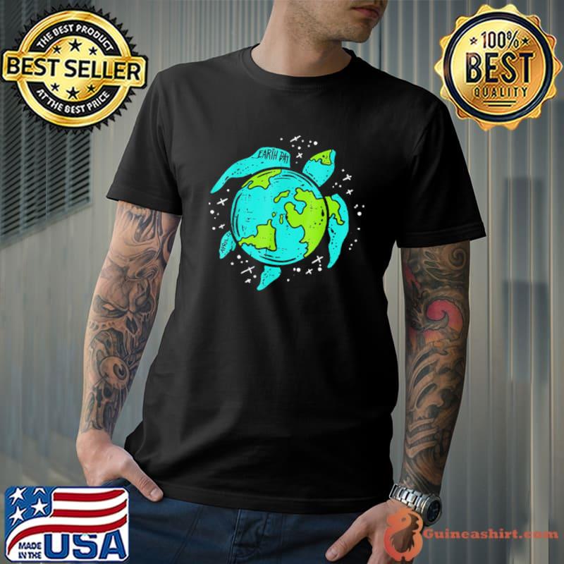 Earth Day Sea Turtle Save The Planet shirt