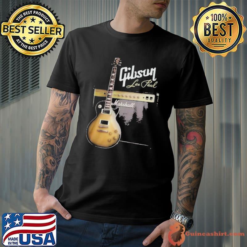 Gibson les paul Marshall guitar shirt