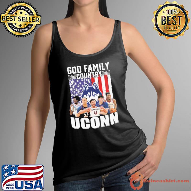 God family country Uconn America flag s Tank Top