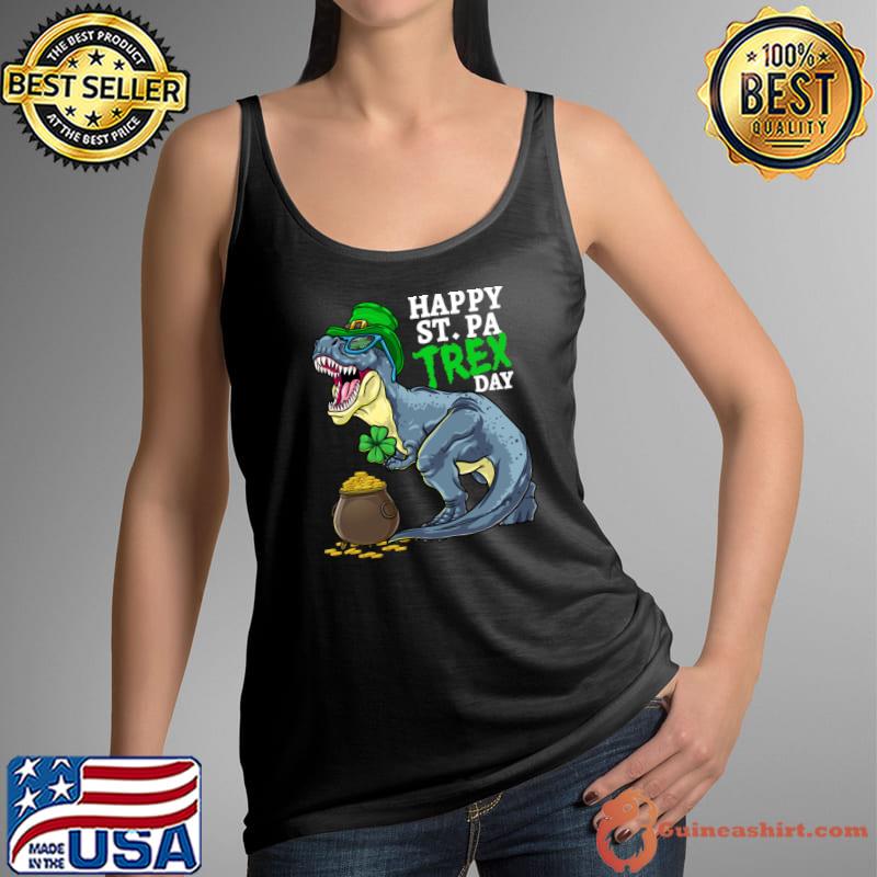 Happy St PaTRex Dinosaur Saint Patrick's Day T-Shirt