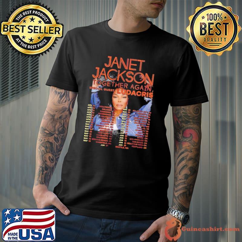 Janet Jackson Together Again special guest Ludacris Tour 2023 Shirt