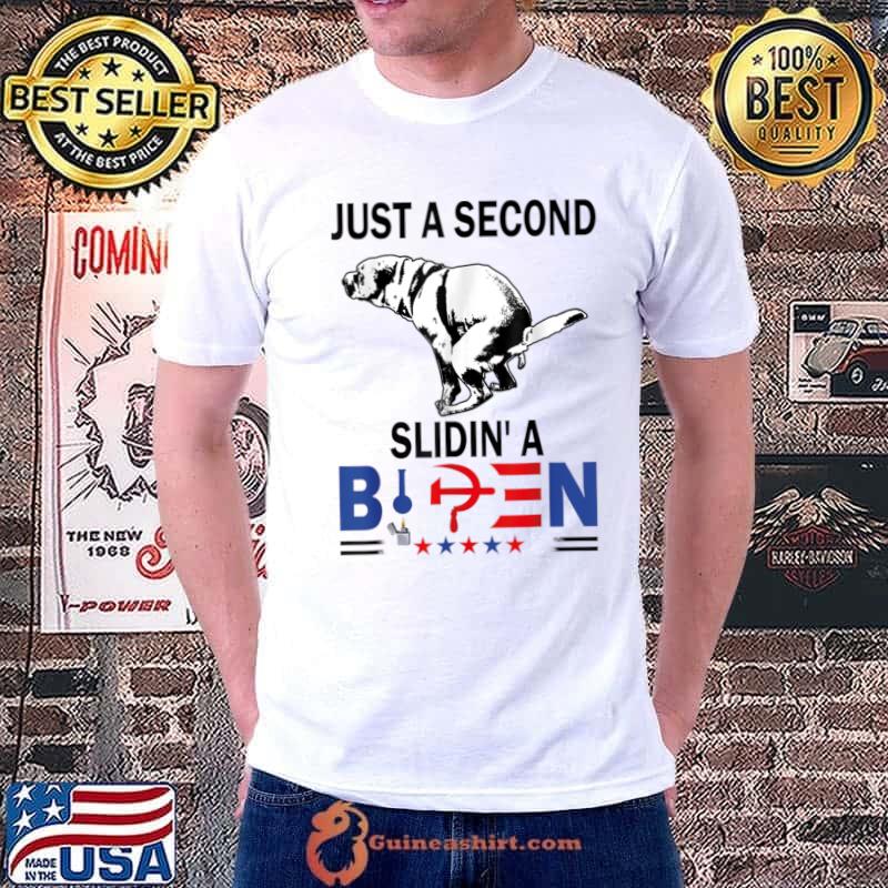 Just A Second Sliding' a Biden Stars Vote President T-Shirt Unisex
