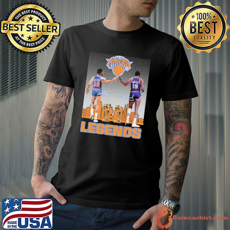 New York Knicks legends signatures shirt