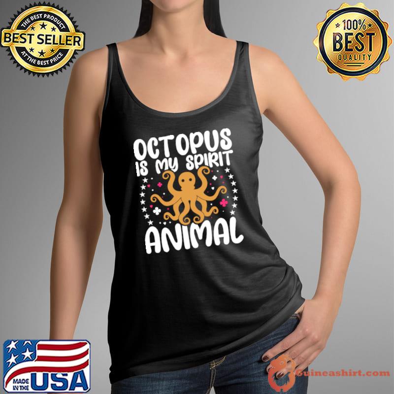 Octopus Is My Ghost Animal I Octopus Stars T-Shirt Tank Top