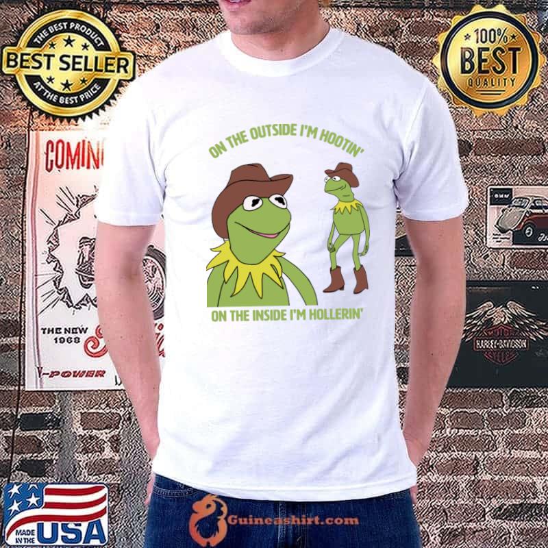 On the outside i'm hootin' on the inside i'm hollerin' T-Shirt Unisex
