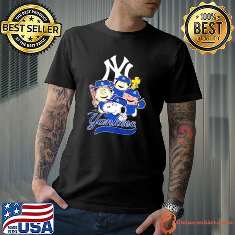 Peanuts Snoopy MLB New York Yankees woodstocks shirt