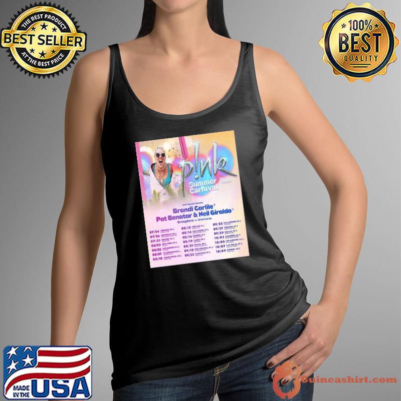 Pink summer carnival brandi carlile pat benatar and neil giraldo s Tank Top