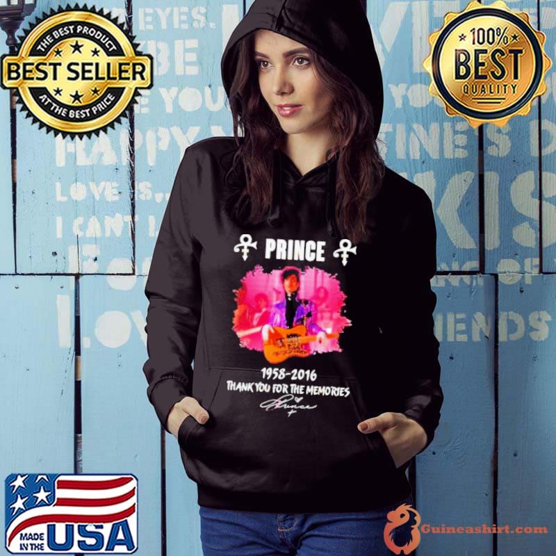 Prince 1958 – 2016 Thank You For The Memories signature s Hoodie