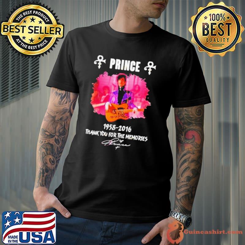 Prince 1958 – 2016 Thank You For The Memories signature s Unisex