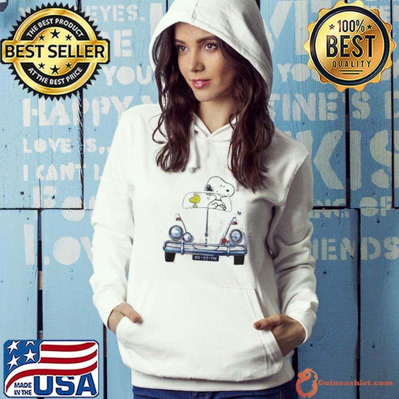 Official Snoppy and Woodstock driving car Chicago Bears shirt