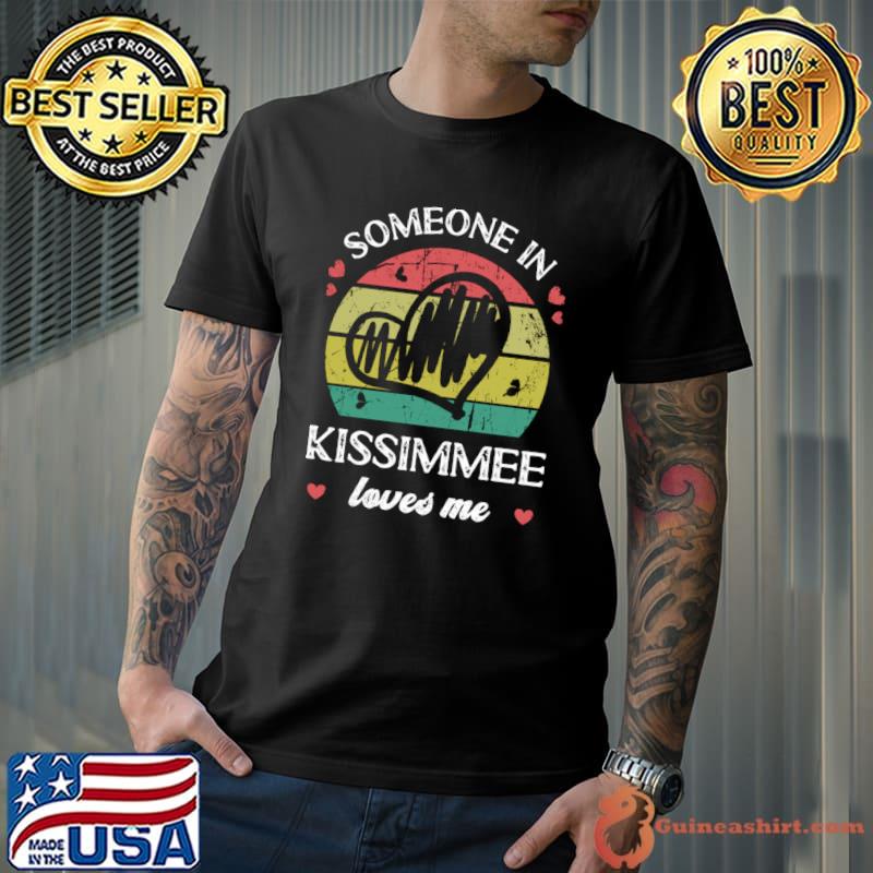 Someone In Kissimmee Loves Me Florida FL Vintage Family Travel Vacation T-Shirt