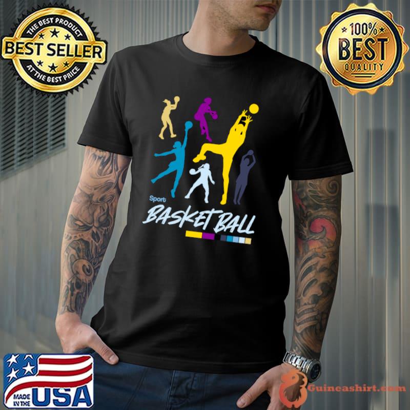 Sport basketball psychedelic style vintage T-Shirt